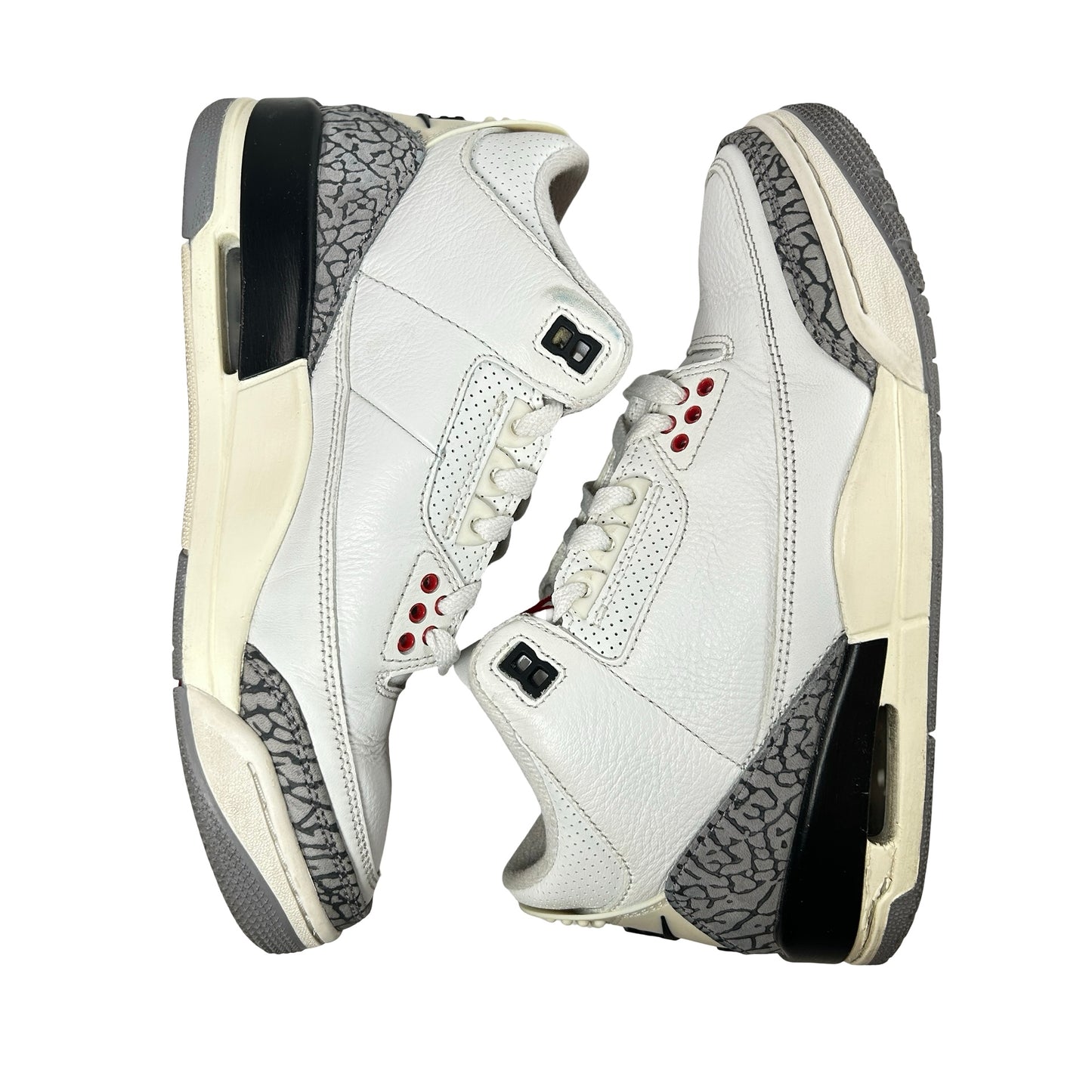 DN3707 100 Jordan 3 Retro White Cement Reimagined [USED] - 5.5 M (Used) (No Box) (No Insoles)