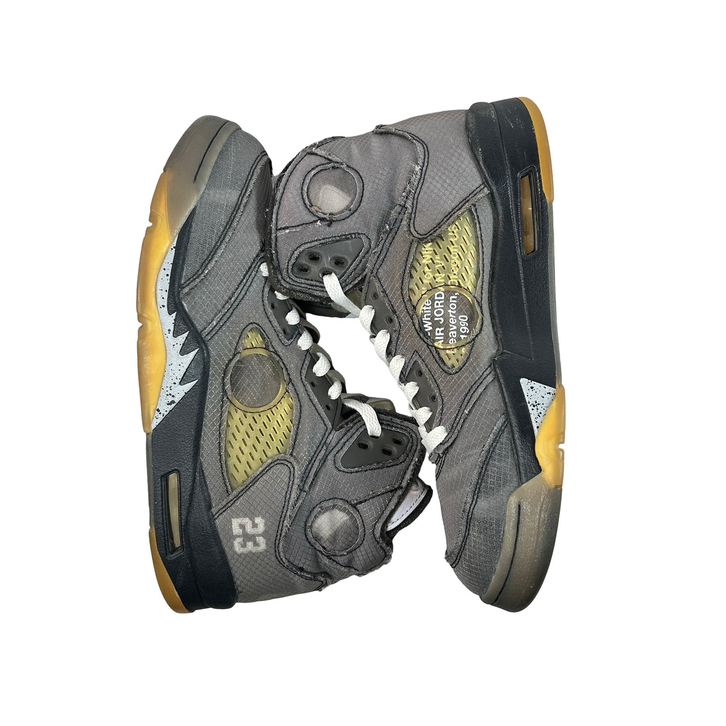 CT8480 001 Jordan 5 Off-White Black [USED] - 8 M (Used7)