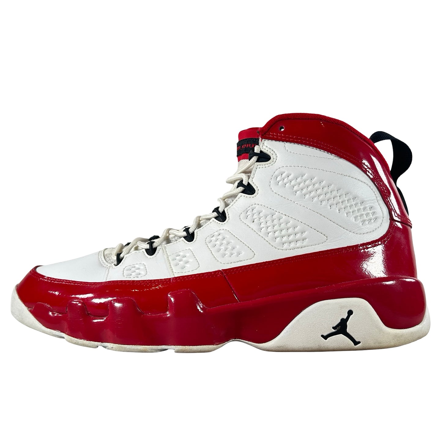 302370 160 Jordan 9 Retro White Gym Red [USED] - 12 M (Used) (No Box)