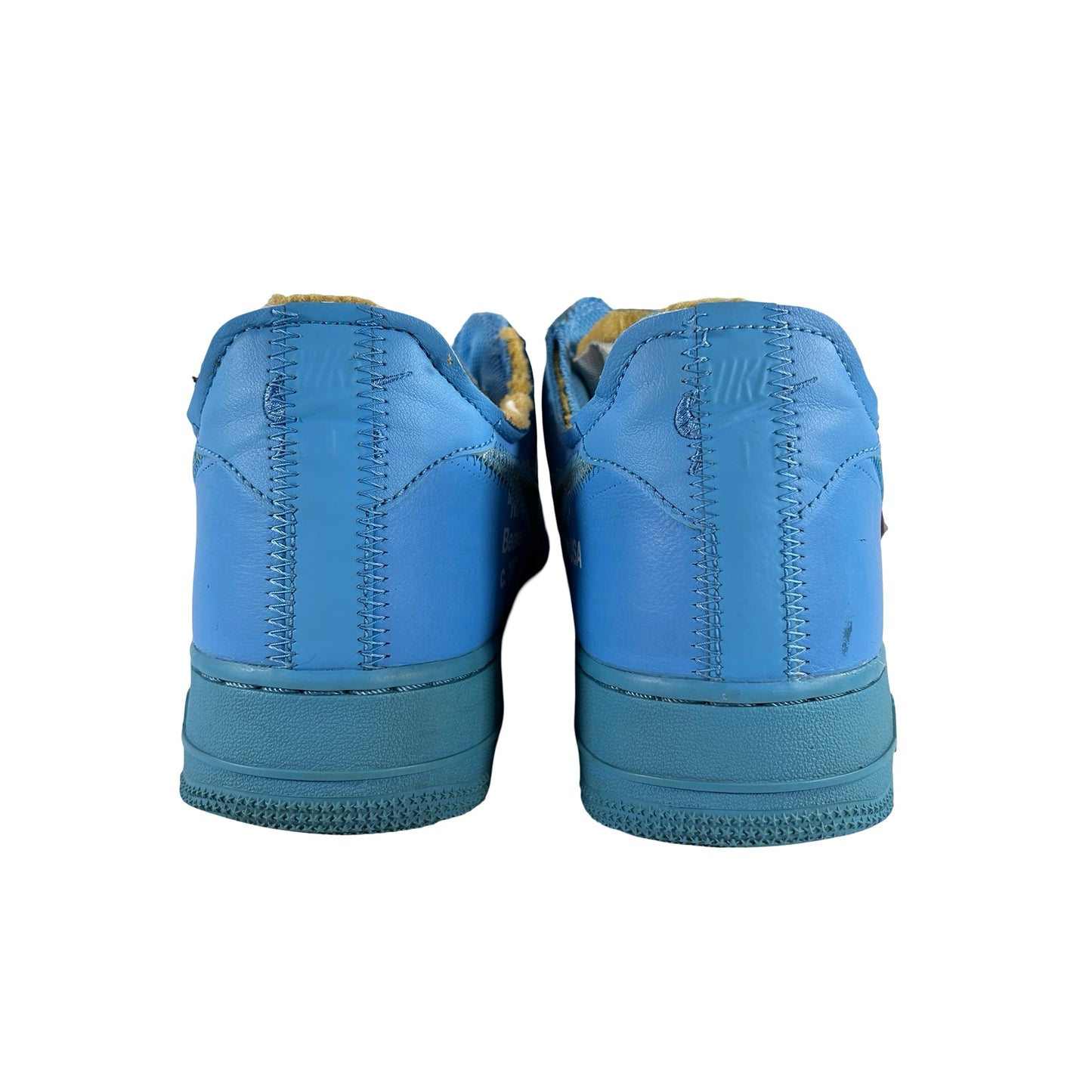 CI1173 400 Off White Nike Air Force 1 Low '07 MCA University Blue [USED] - 11 M (Used) (No Box)