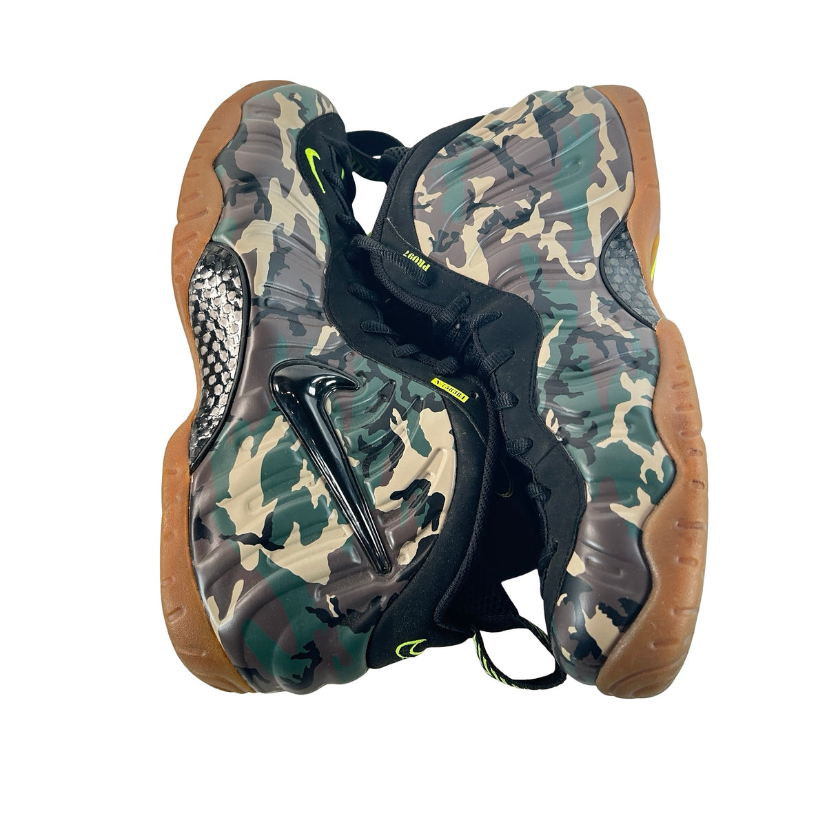 587547 300 Nike Air Foamposite Pro Army Camo [USED] - 13 M (Used)