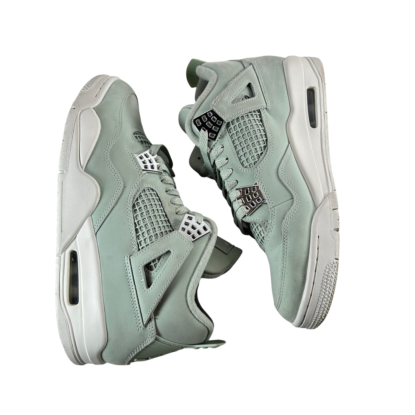 HV0823 003 Jordan 4 Retro Seafoam Sail (Women's) [USED] - 10 W (Used)