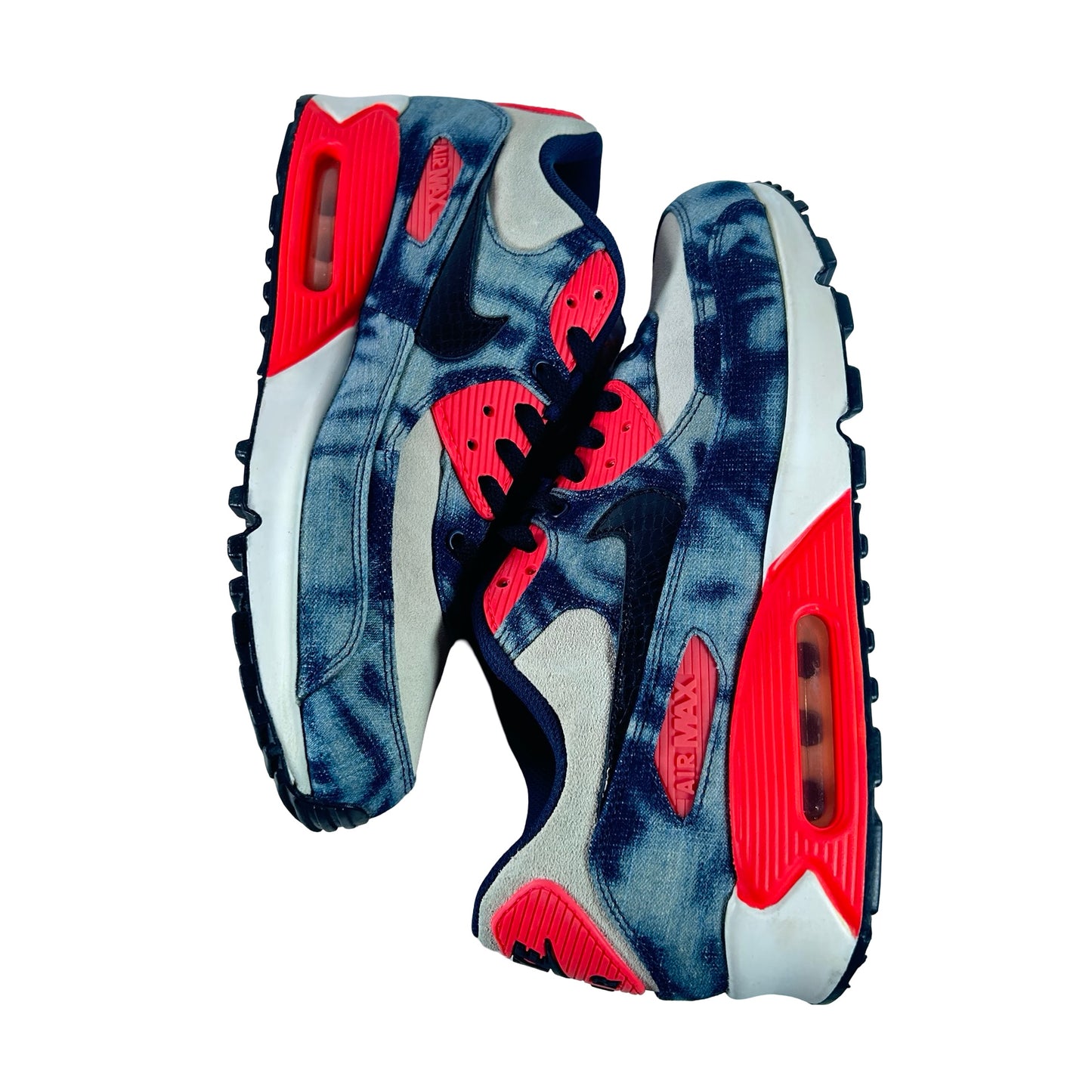 700875 400 Nike Air Max 90 Washed Denim [USED] - 9 M (Used)