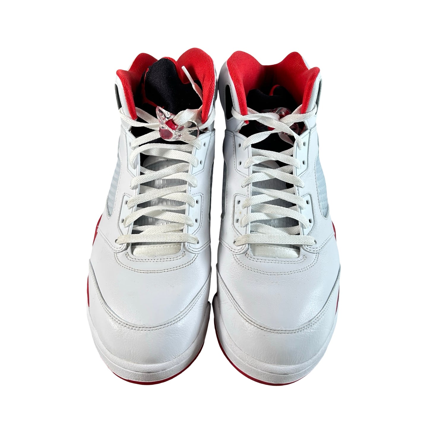 HQ7978 101 Jordan 5 Retro Fire Red Black Tongue (2025) [USED] - 15 M (Used)
