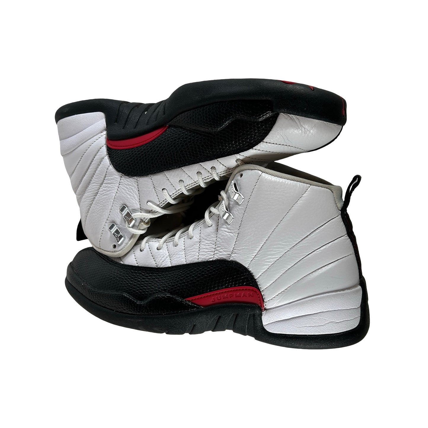 CT8013 162 Air Jordan 12 Red Taxi [USED] -10 M (Used) (No Box)