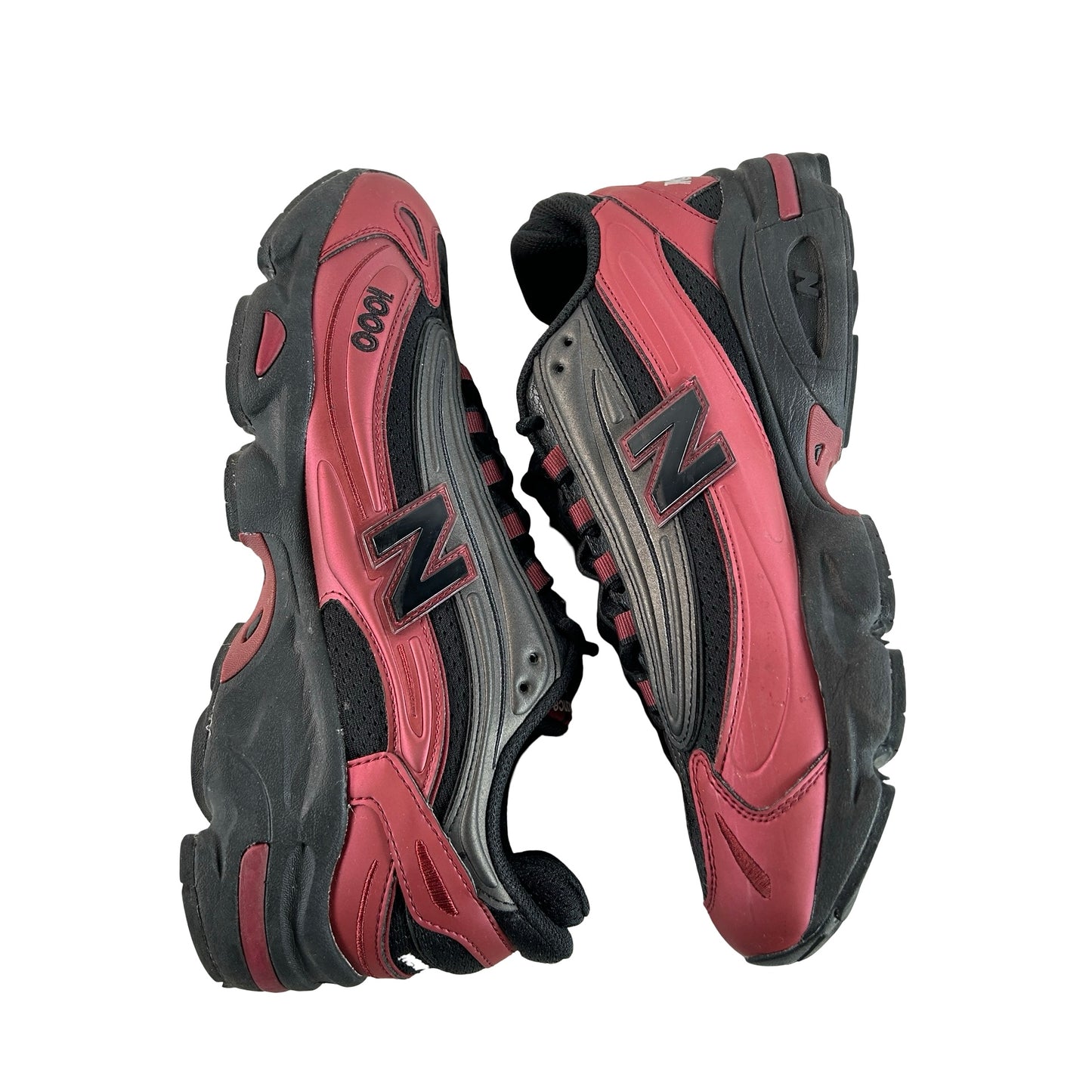 M1000FLB New Balance 1000 Black Burgundy [USED] - 9 M (Used)