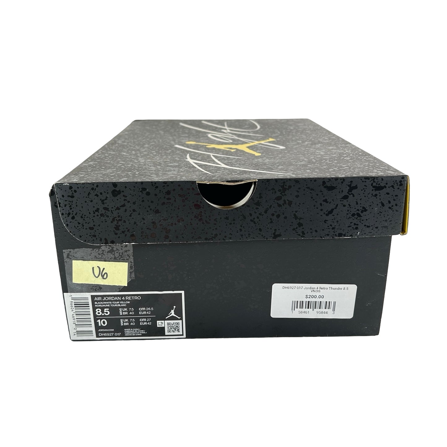 DH6927 017 Jordan 4 Retro Thunder [USED] - 8.5 M (Used6)