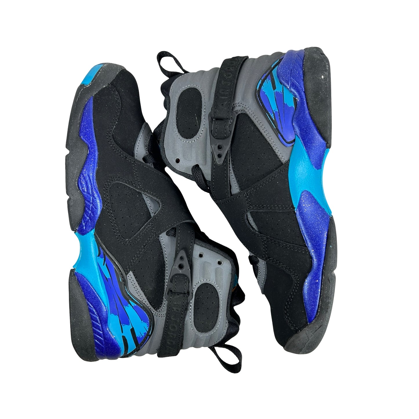 305368 025 Jordan 8 Retro Aqua (2015) (GS) [CONDITIONAL] - 5 Y (Slight Discoloration on Midsoles)
