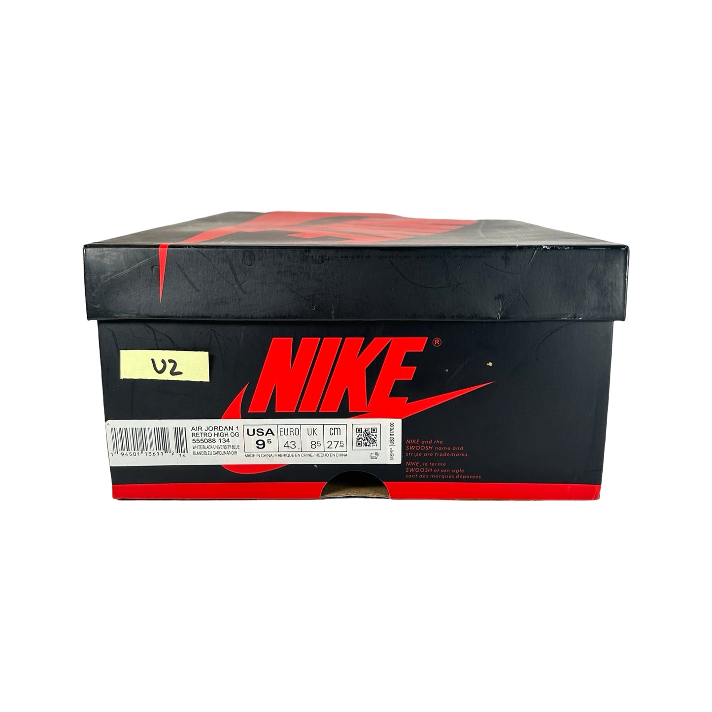 555088 134 Jordan 1 University Blue [USED] - 9.5 M (Used2)