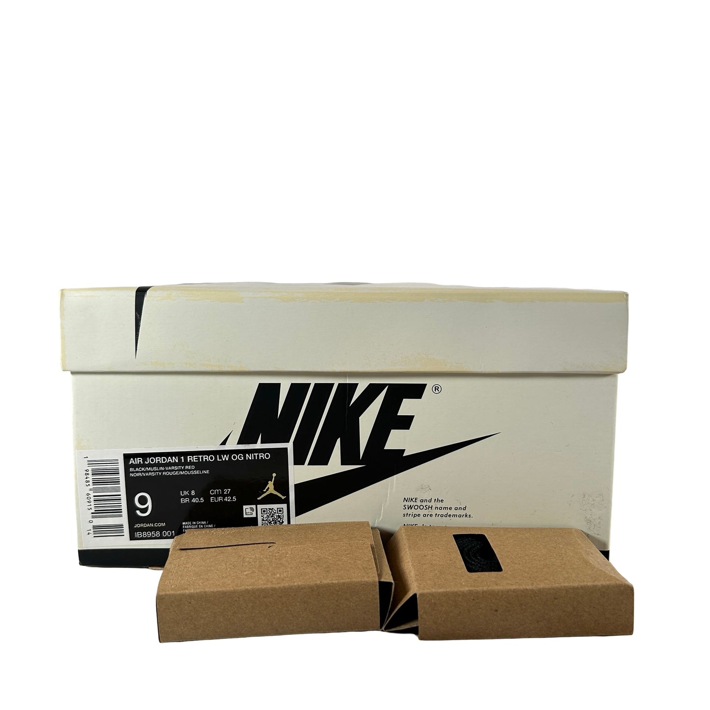 IB8958 001 Jordan 1 Retro Low OG Nigel Sylvester Nitro Better With Time [USED] - 9 M (Used)
