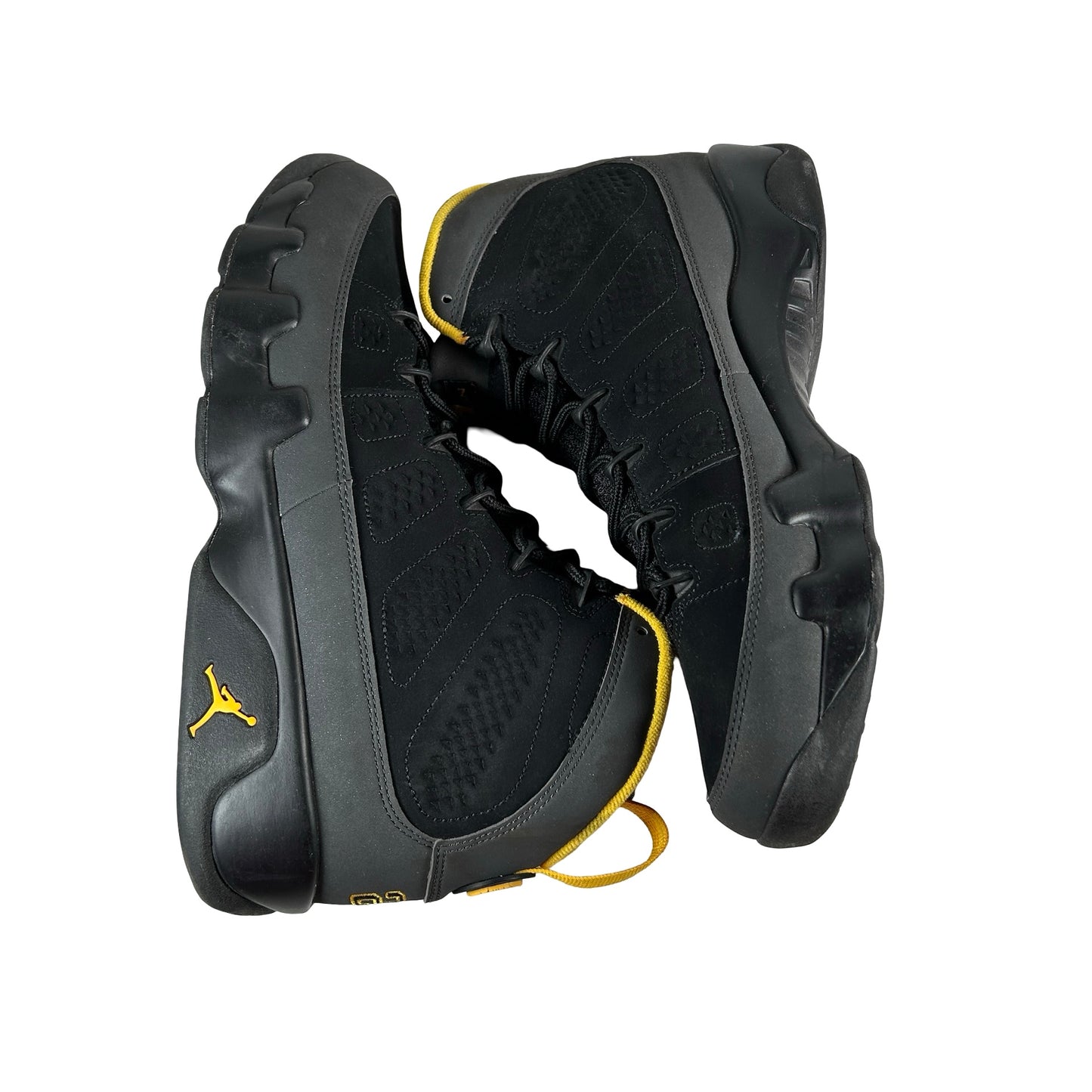 CT8019 070 Jordan 9 Retro Dark Charcoal University Gold [USED] - 10 M (Used3)
