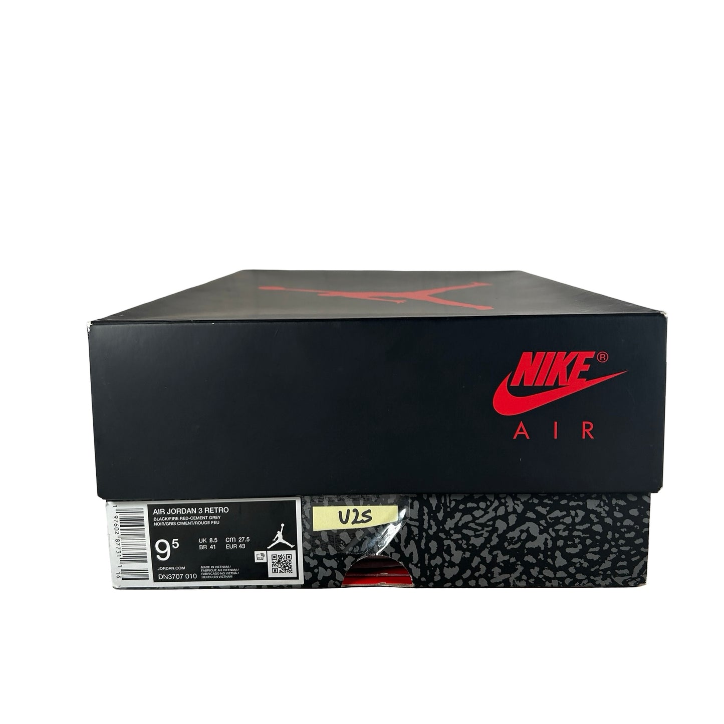 DN3707 010 Jordan 3 Retro Black Cement Reimagined (2024) [USED] - 9.5 M (Used25)