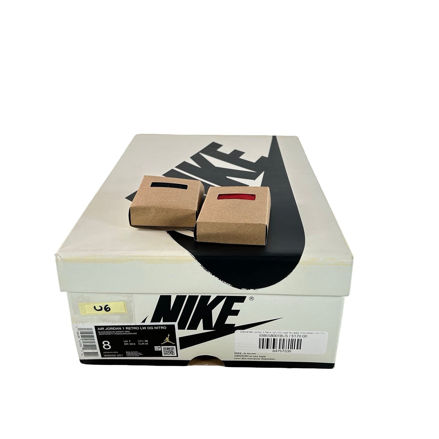 IB8958 001 Jordan 1 Retro Low OG Nigel Sylvester Nitro Better With Time [USED] - 8 M (Used6)