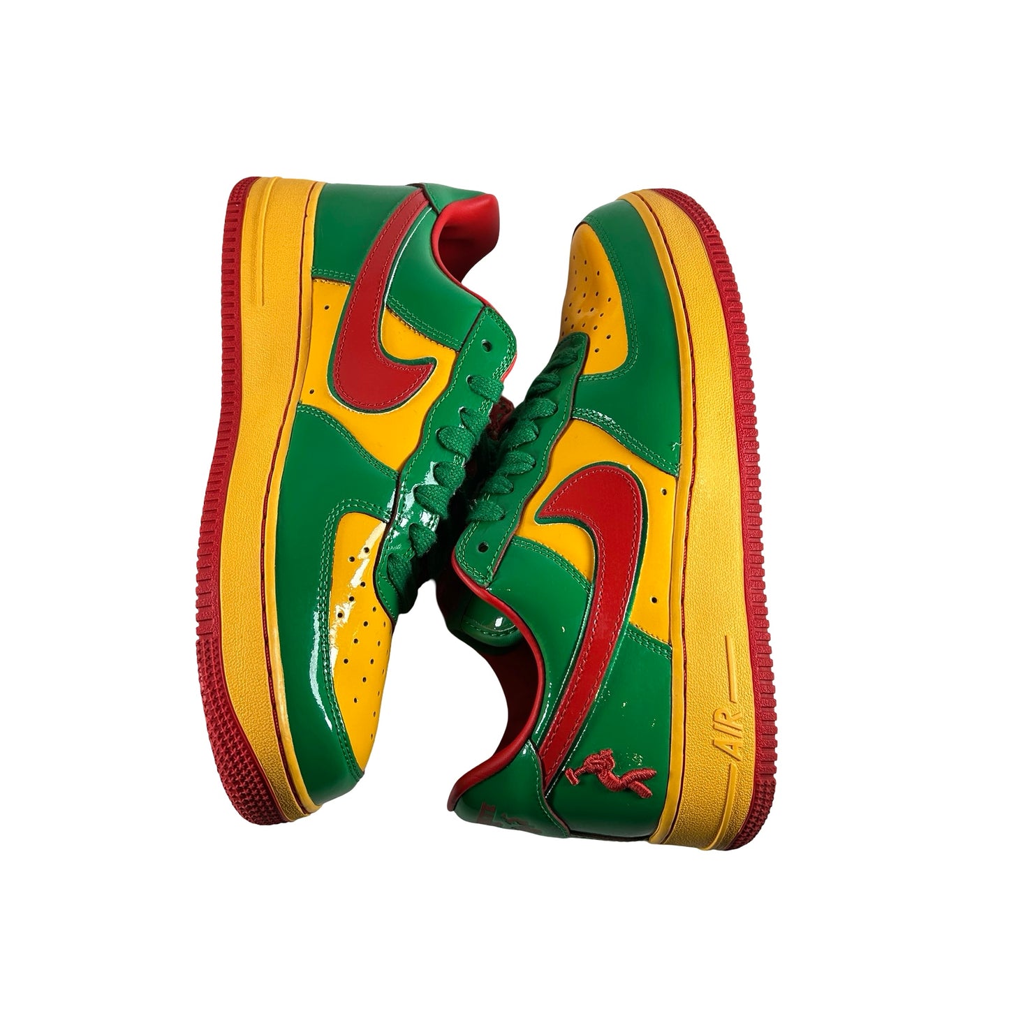 IH4383 300 Nike Air Force 1 Low Lil Yachty Concrete Boys Lucky Green [USED] - 9 M (Used4)