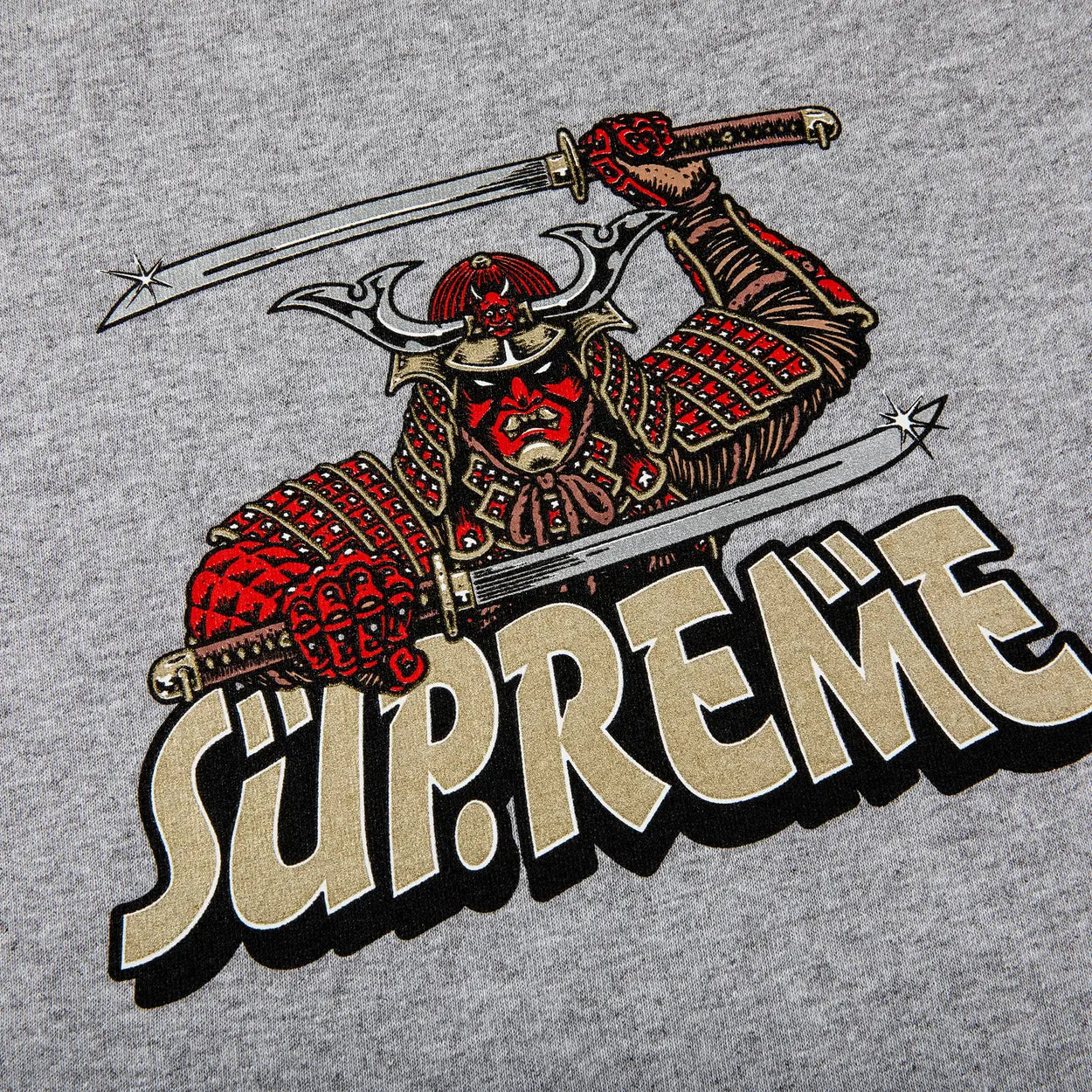 Supreme Samurai Tee 'Heather Grey' [USED] - L (Used)