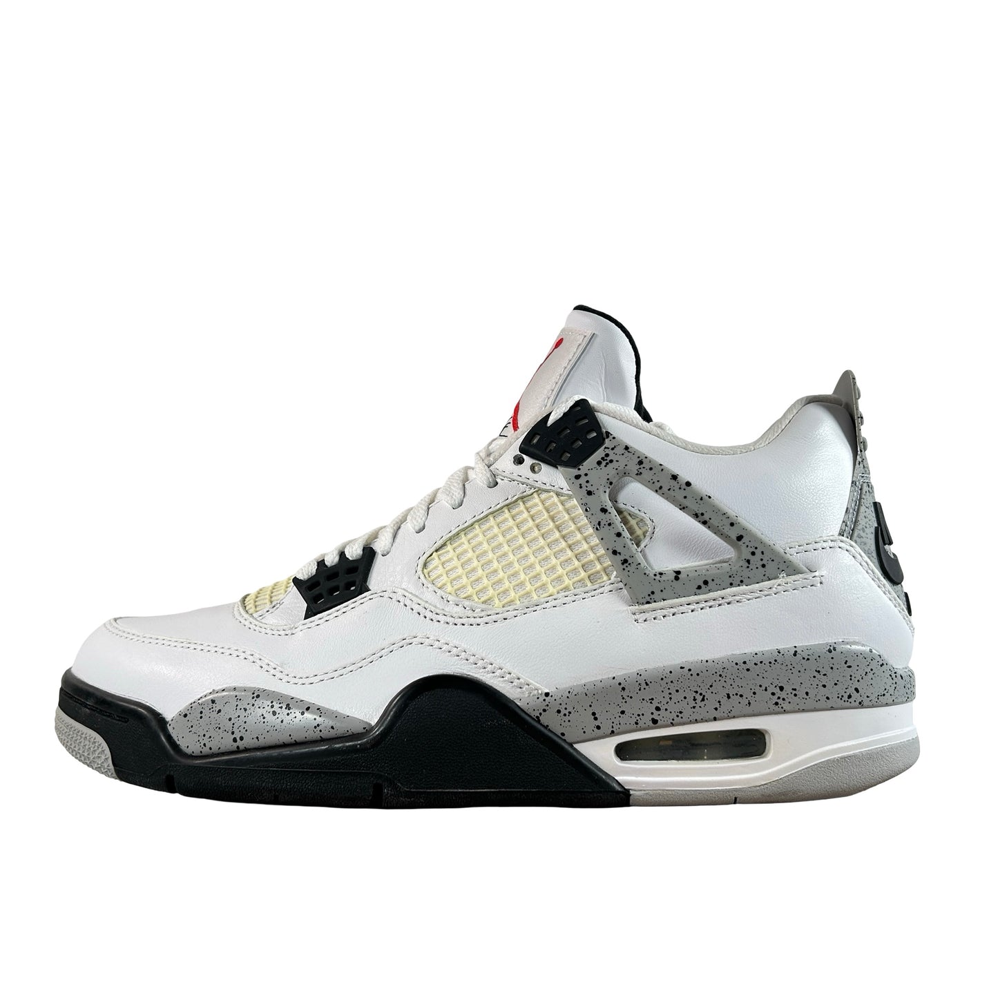 840606 192 Jordan 4 Retro White Cement (2016) - 9 M (Yellowing) (No Box)