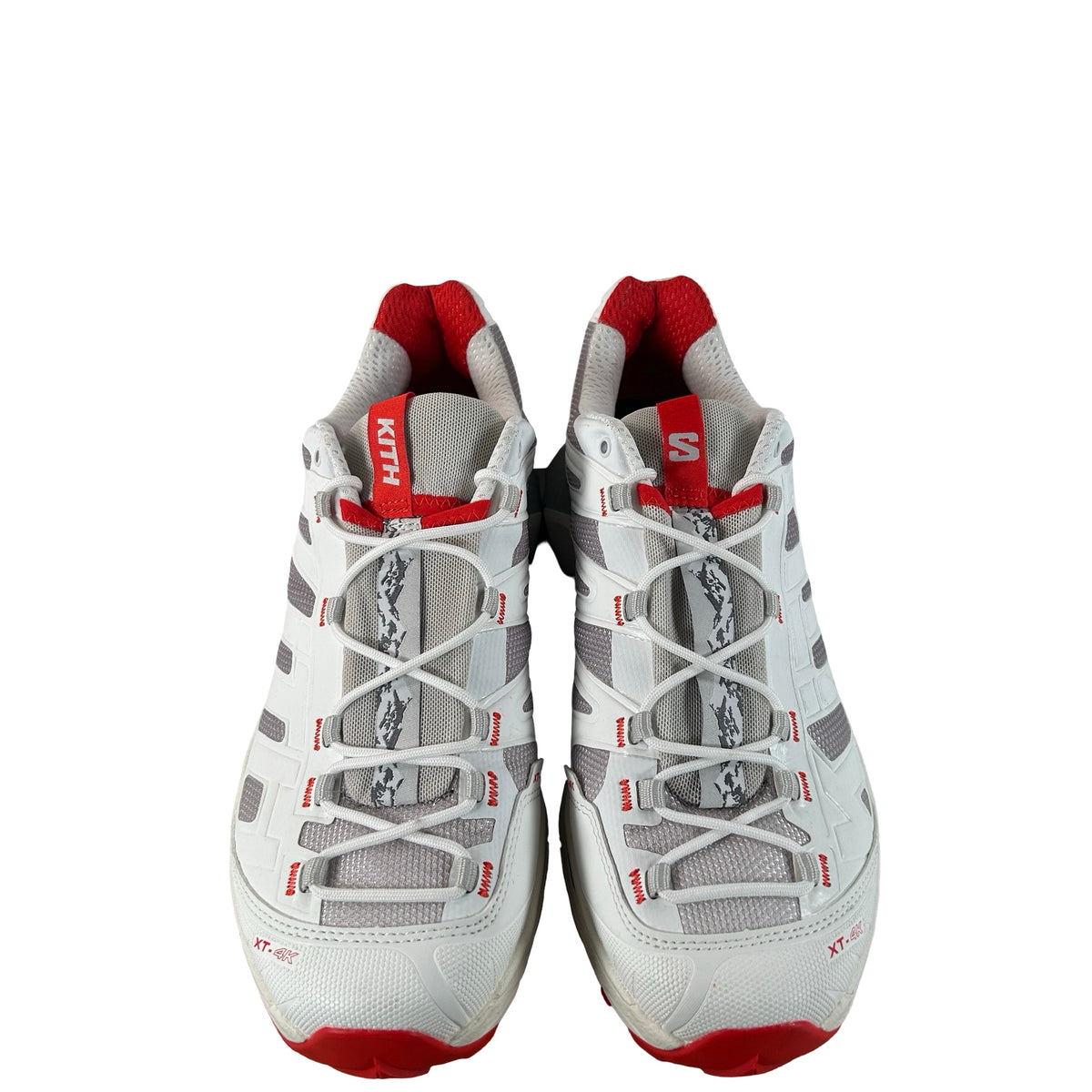 L47771800 Salomon XT-4K Kith Kithmas White Red [USED] - 9 M (Used) (No Box)