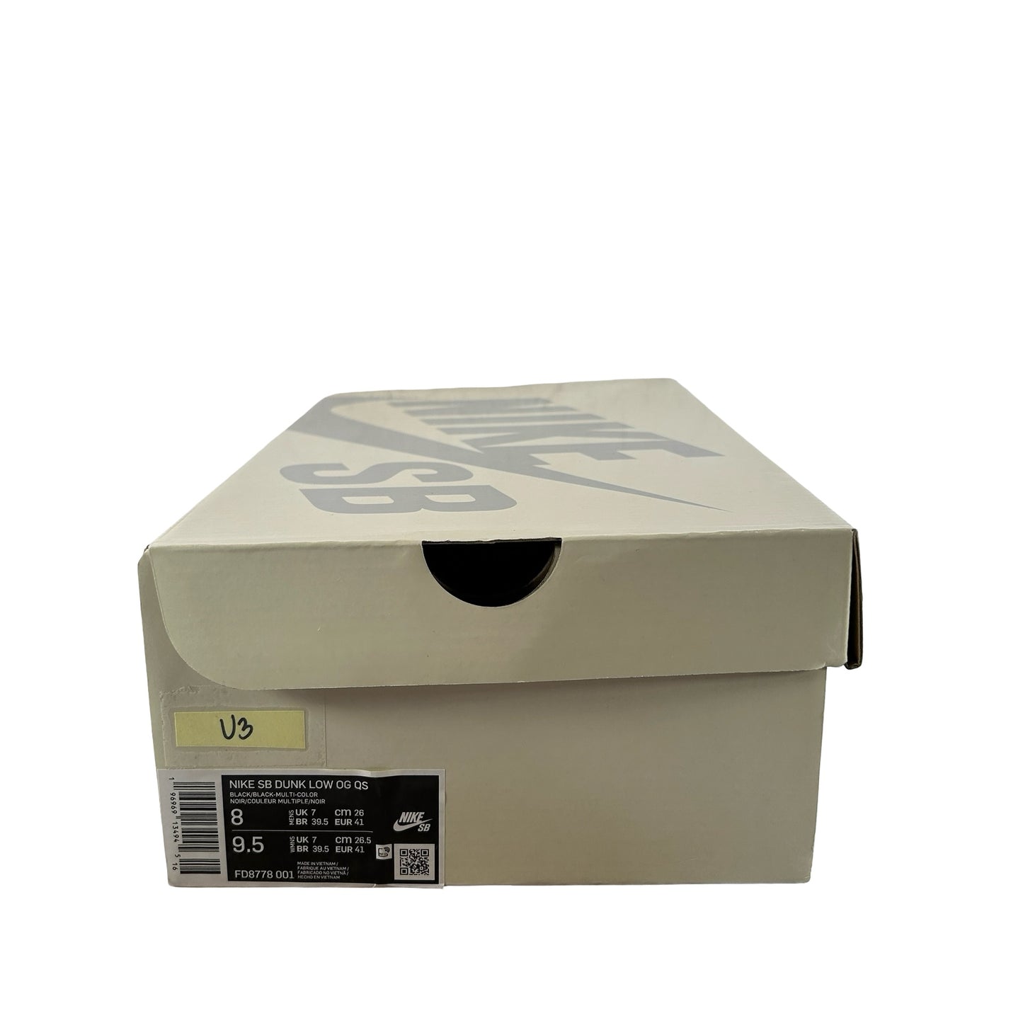 FD8778 001 Nike SB Dunk Low Supreme Rammellzee [USED] - 8 M (Used3)