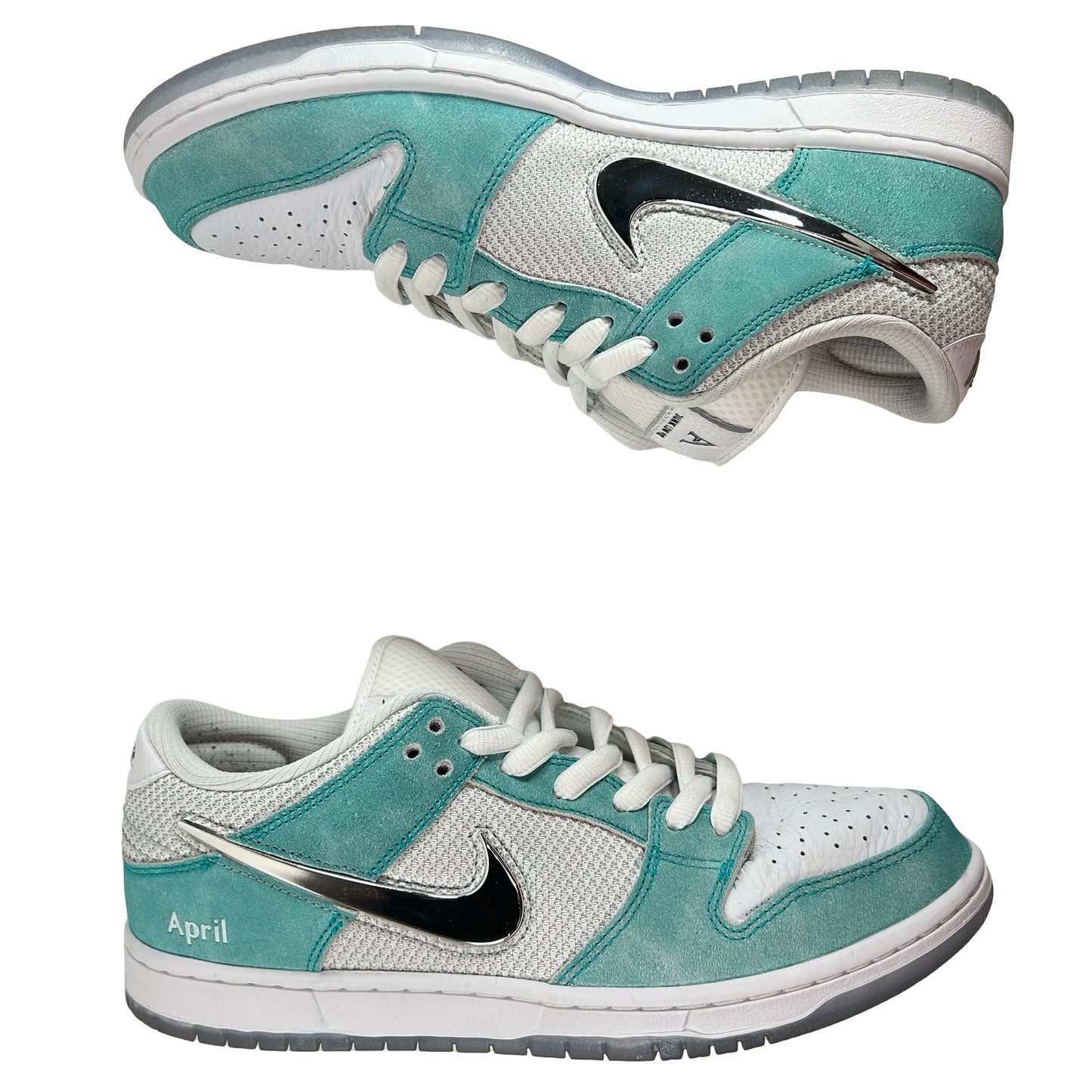 FD2562 400 Nike SB Dunk Low April Skateboards [USED] - 10.5 M (Used)