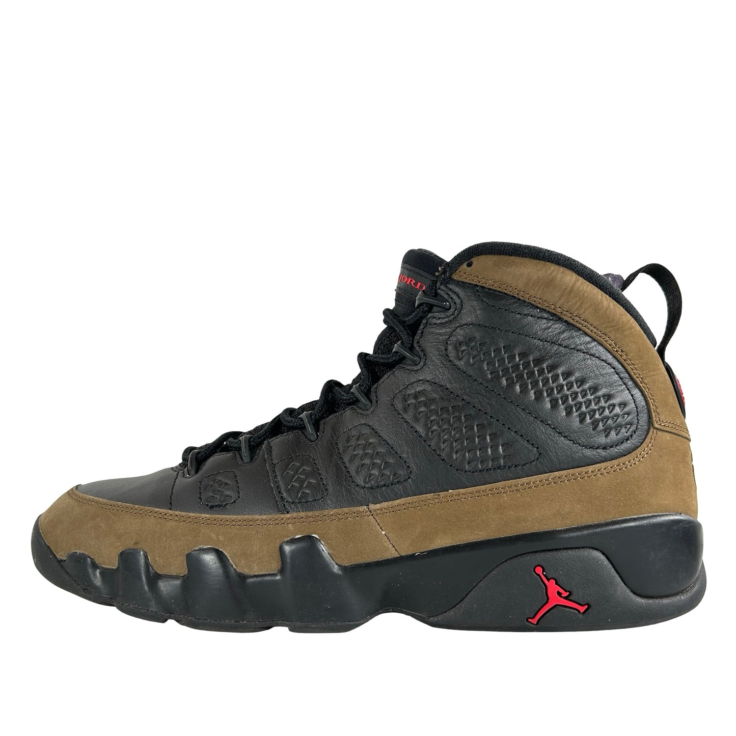 HV4794 030 Air Jordan 9 Retro Olive (2024) [USED] - 11 M (Used2) (No Box2)