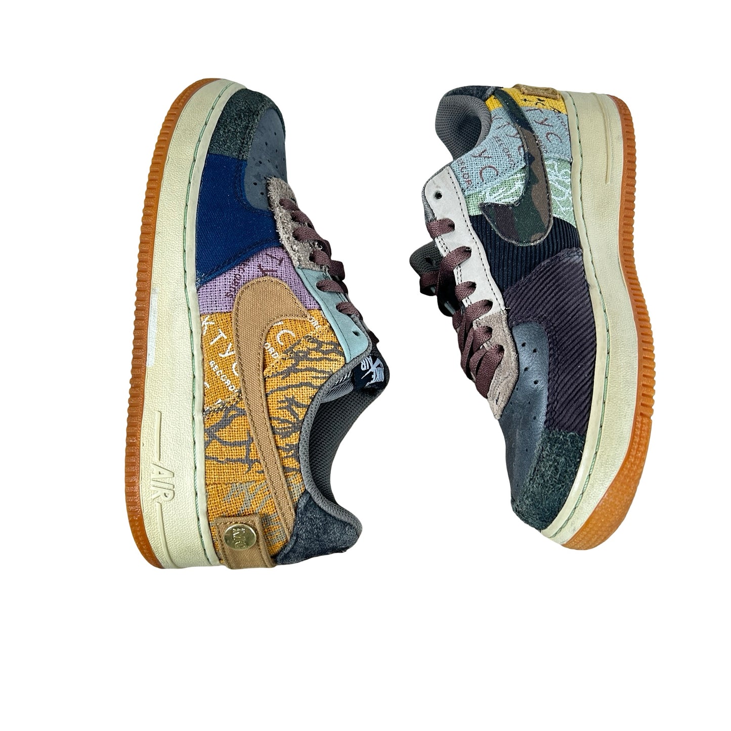 CN2405 900 Nike Air Force 1 Low Travis Scott Cactus Jack [USED] - 7 M (Used)