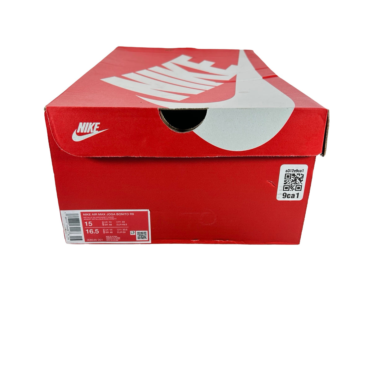 IX8646 001 Nike Air Max Joga Bonito R9 Brazil [USED] - 15 M (Used)