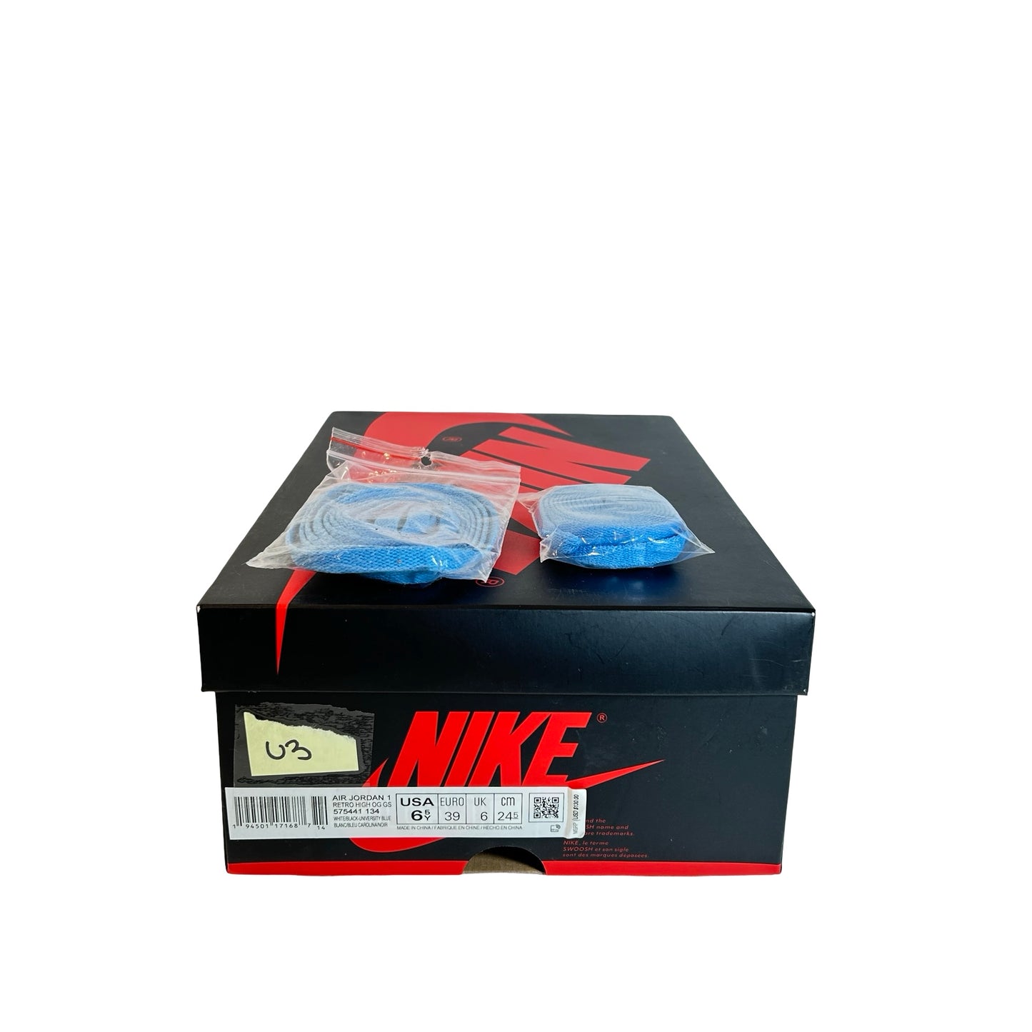 575441 134 Jordan 1 University Blue (GS) [USED] - 6.5 Y (Used3)