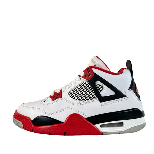 408452 160 Jordan 4 Retro Fire Red (2020) (GS) [USED] - 4.5 Y (Used2)