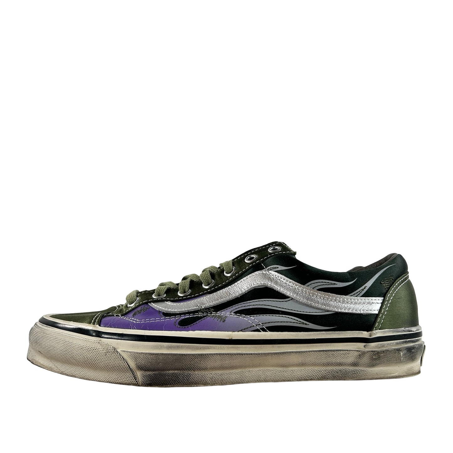 VN000D9RGRK Vans LX Old Skool Archive Flame Green [USED] - 10 M (Used) (No Box)