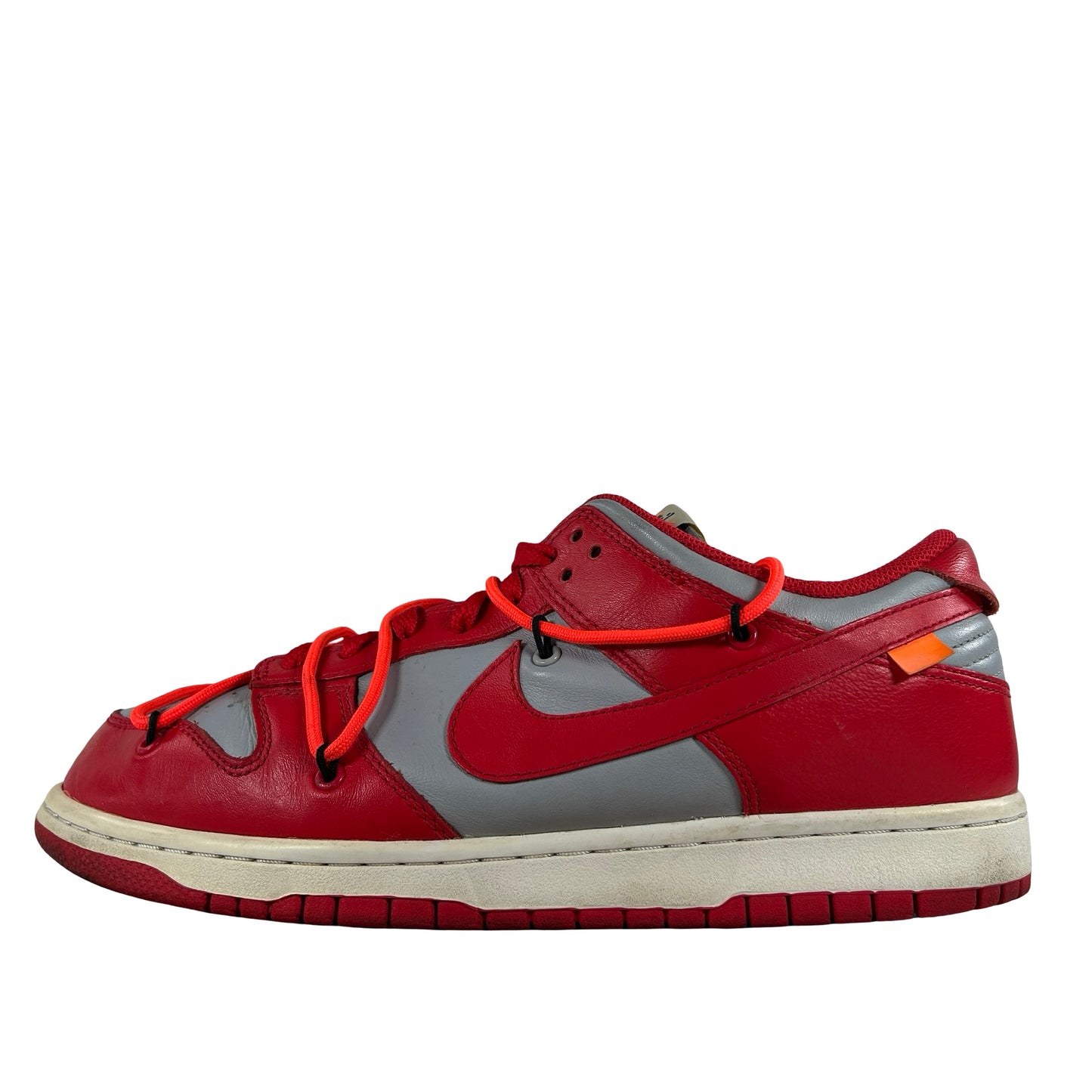 CT0856 600 Nike Dunk Low Off-White University Red [USED] - 10 M (Used3)