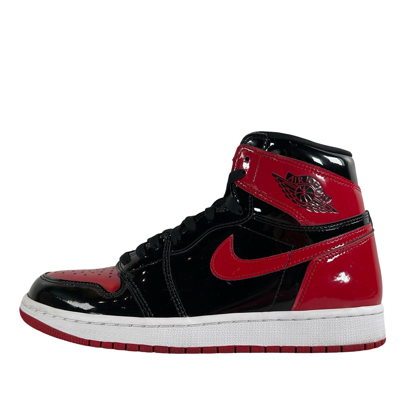555088 063 Jordan 1 Retro High OG Patent Bred [USED] - 9.5 M (Used4)