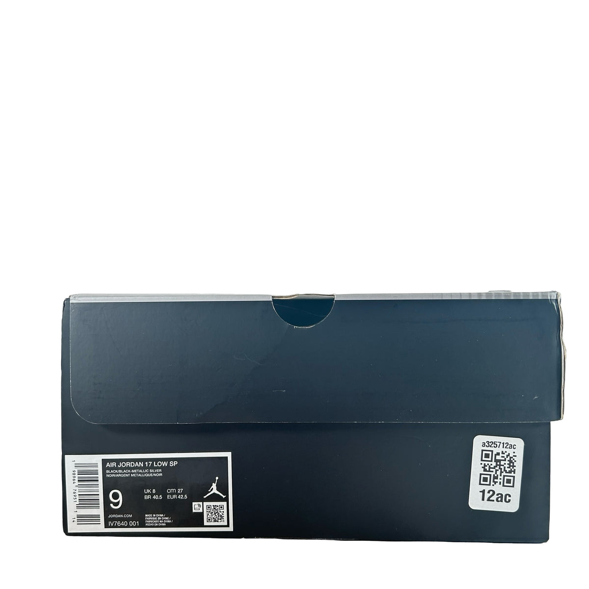 IV7640 001 Air Jordan 17 Low Black Patent [USED] - 9 M (Used)
