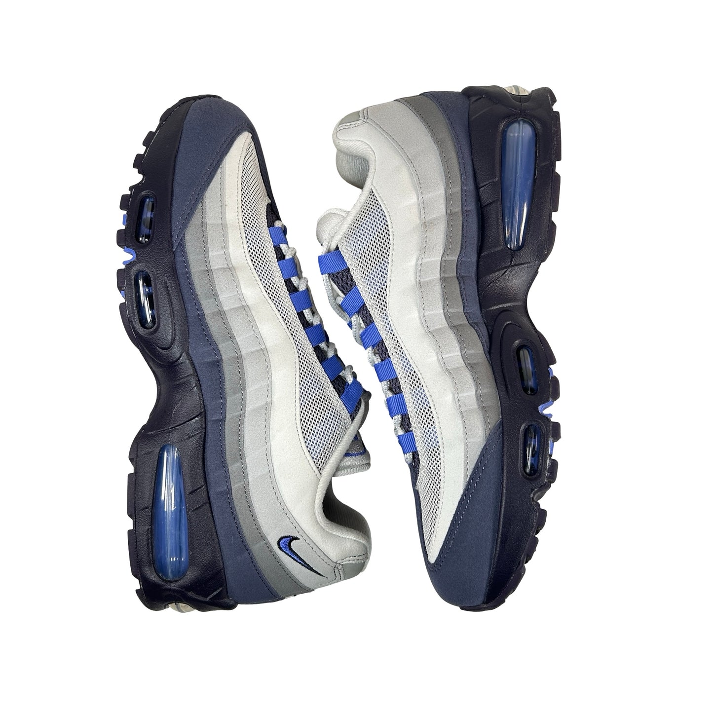HM4740 009 Nike Air Max 95 OG Big Bubble Photon Dust Purple Dynasty [USED] - 9 M (Used)
