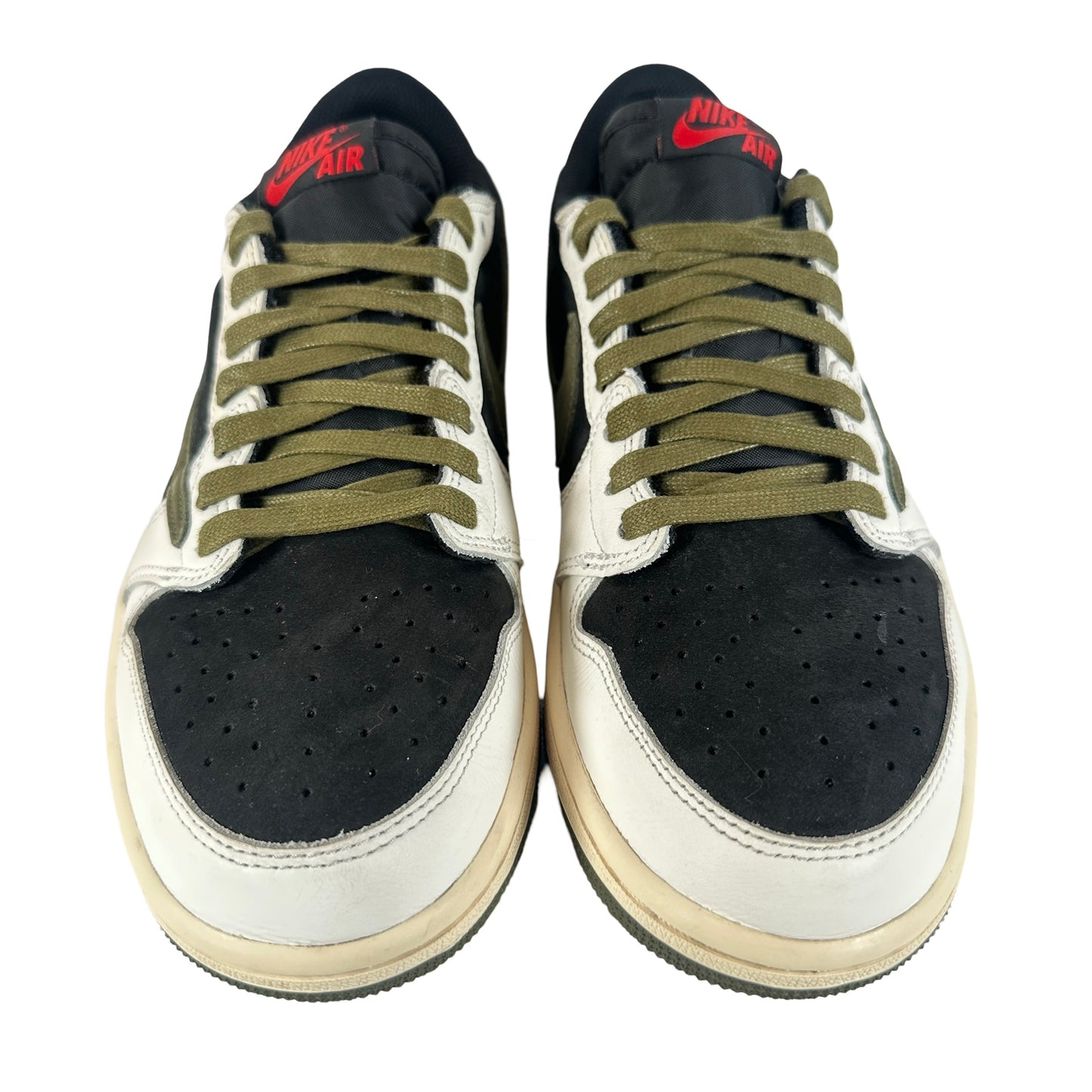 DZ4137 106 Jordan 1 Retro Low OG SP Travis Scott Olive (W) [USED] - 9 W (Used2)