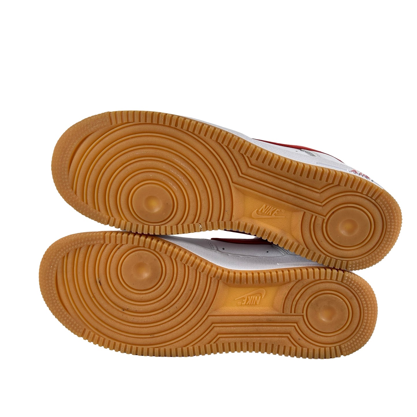 DJ3911 102 Nike Air Force 1 '07 Low Color of the Month University Red Gum [USED] - 9 M (Used)