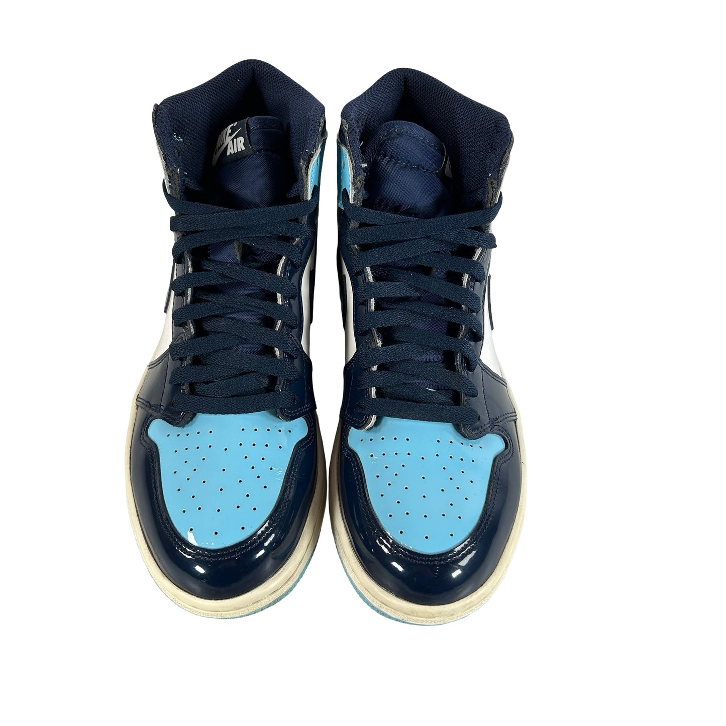 CD0461 401 Jordan 1 Retro High UNC Patent (Women's) [USED] - 8.5 W (Used) (No Box)