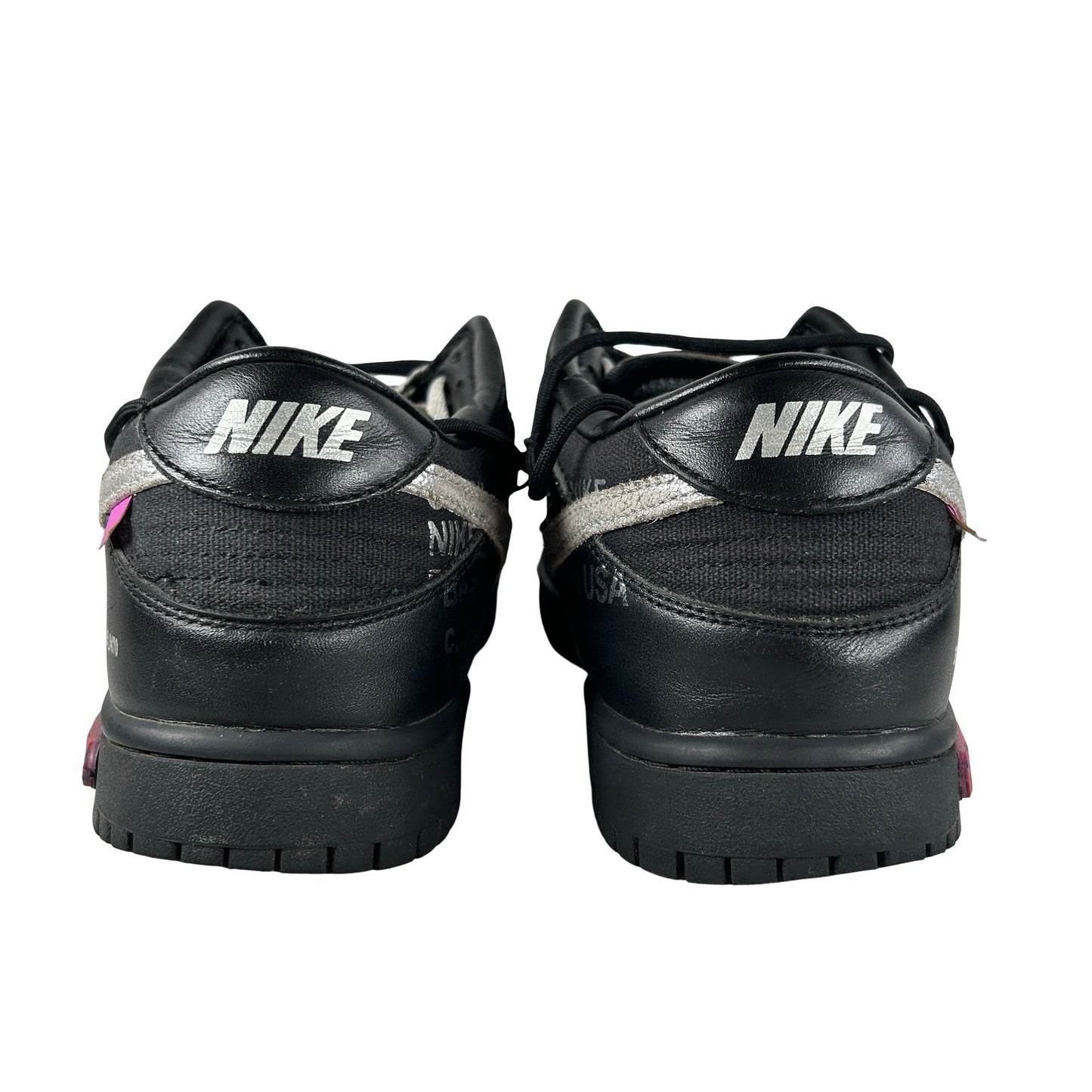 DM1602 001 Nike Dunk Low Off-White Lot 50 [USED] - 12 M (Used) (No Box)