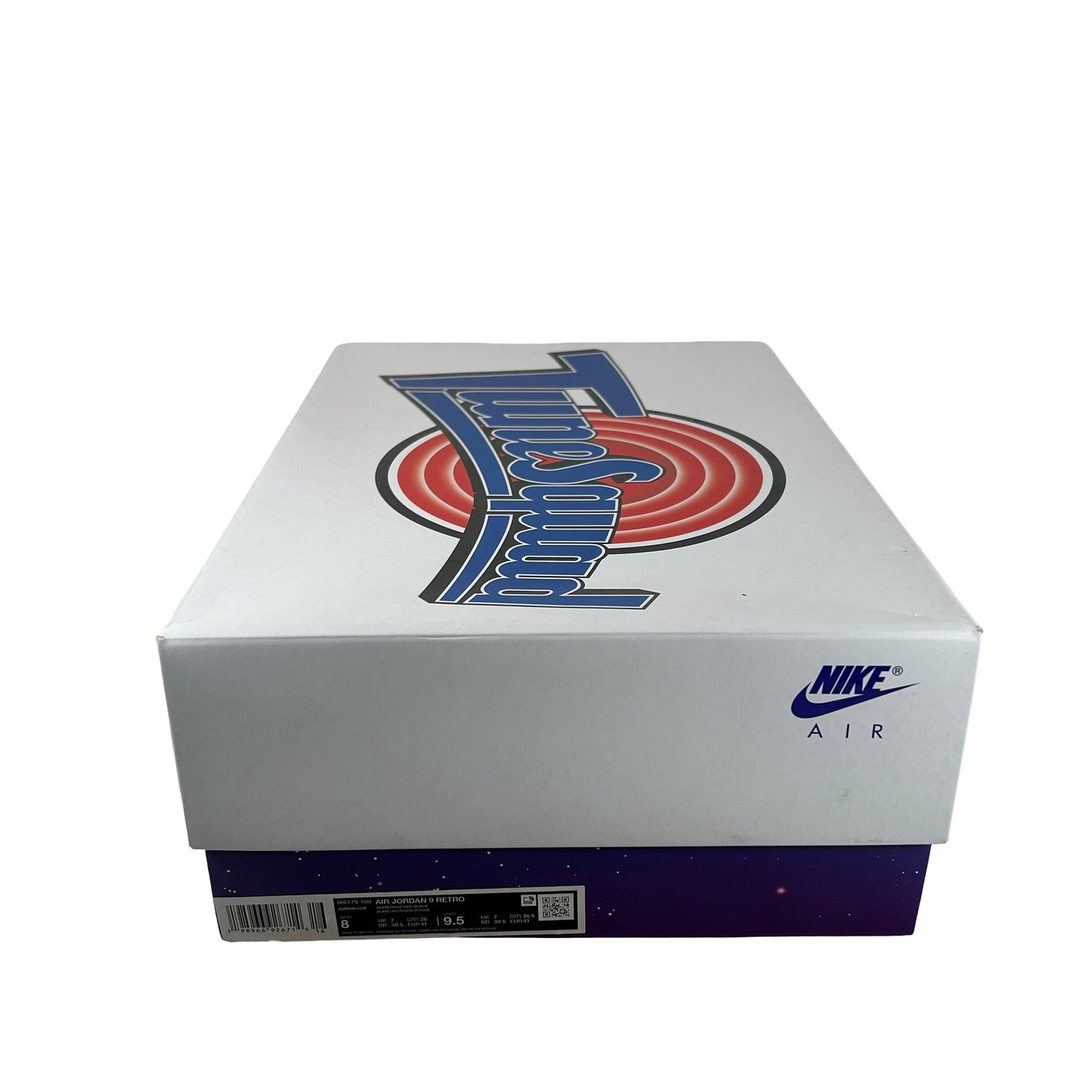 IX6179 100 Jordan 9 Retro OG Space Jam (2026) [USED] - 8 M (Used)