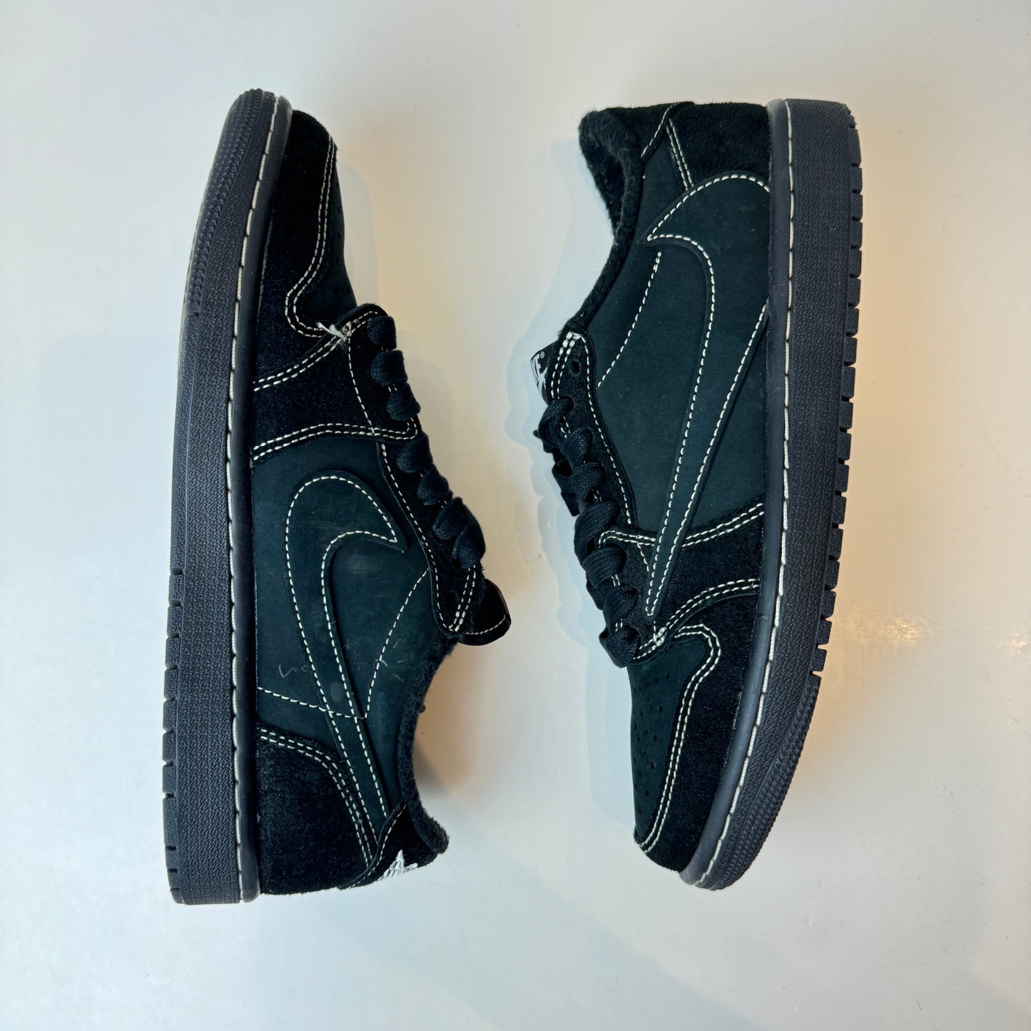 DM7866 001 Jordan 1 Retro Low OG Travis Scott Black Phantom [USED] - 6 M (Used)