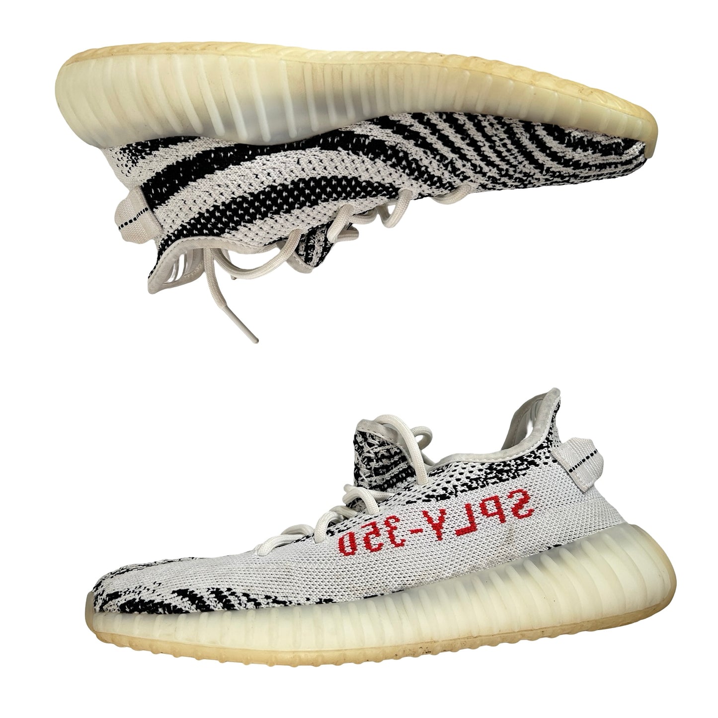 CP9654 Yeezy 350 V2 Zebra [USED] - 7 M (Used)