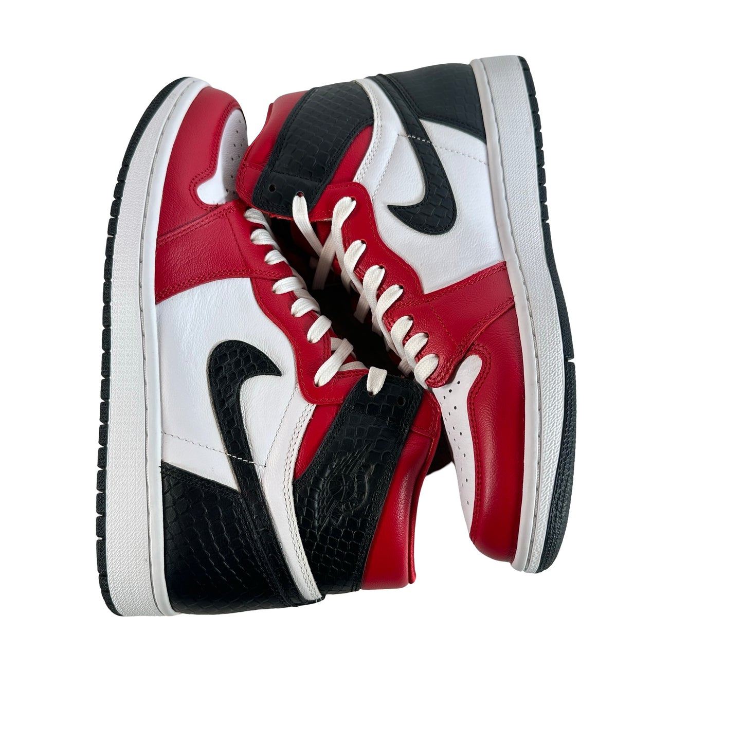 CD0461 601 Jordan 1 Retro High Satin Snake Chicago (Women's) [USED] - 10 W (Used) (Replace Box)