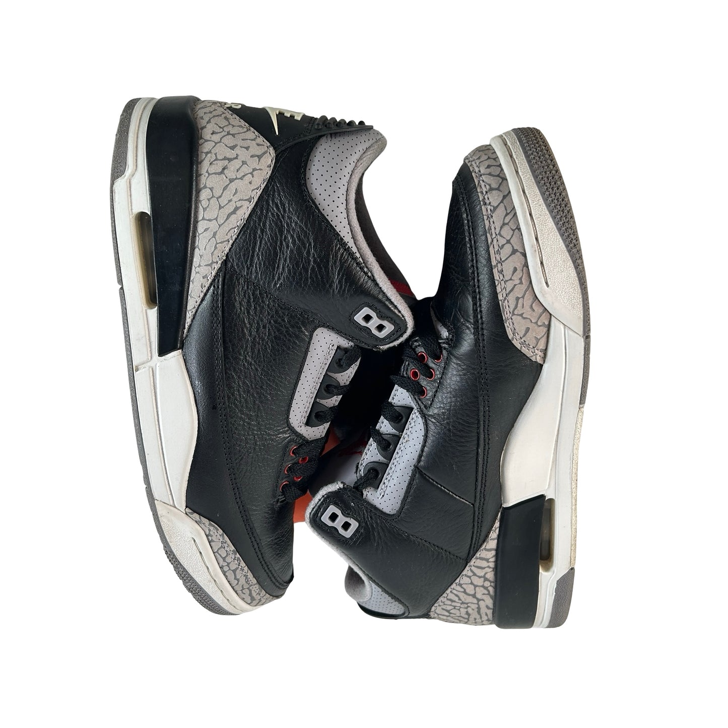 DN3707 010 Jordan 3 Retro Black Cement Reimagined (2024) [USED] - 8 M (Used) (Replace Box)