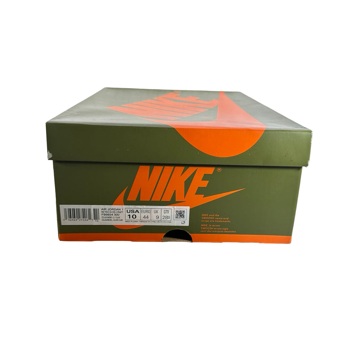 FB9934 300 Jordan 1 High OG Craft Celadon [USED] - 10 M (Used)