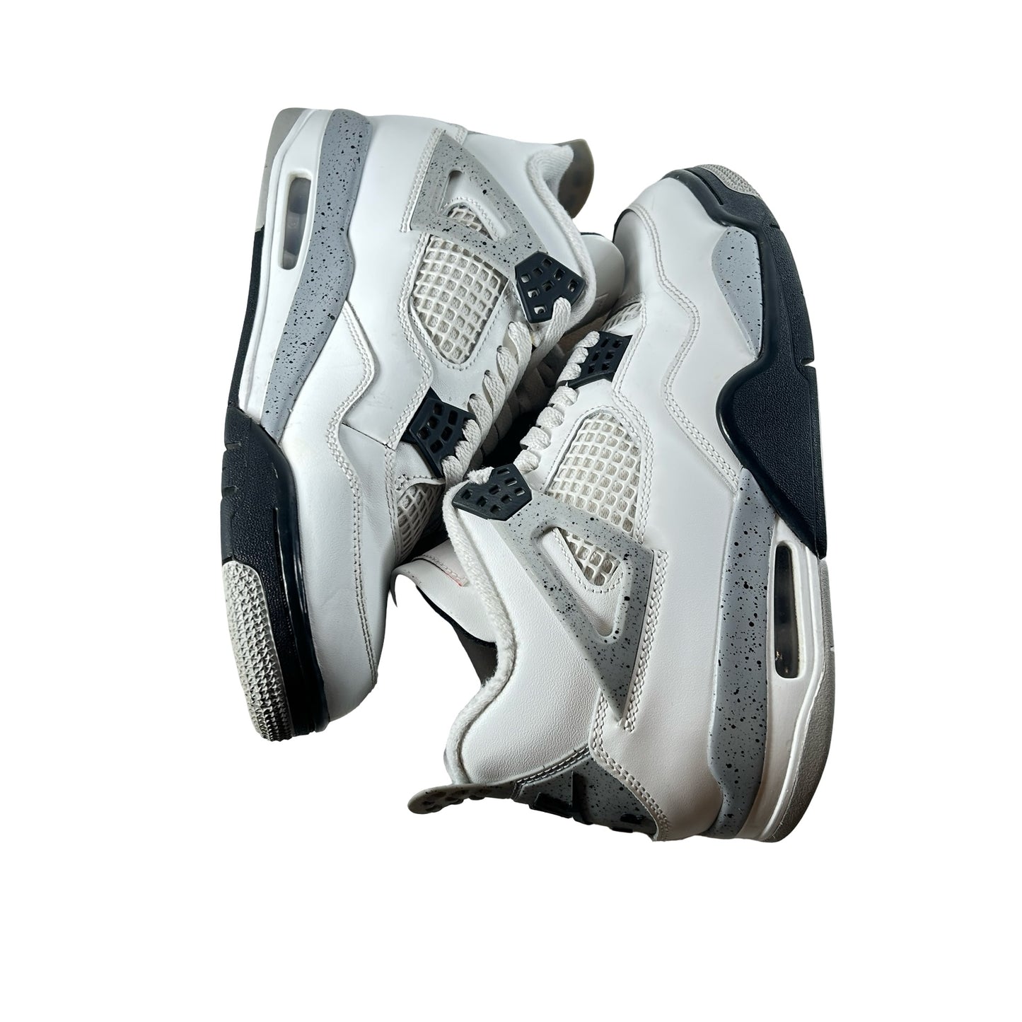 FV5029 100 Jordan 4 Retro White Cement (2025) [USED] - 8 M (Used) (No Box)