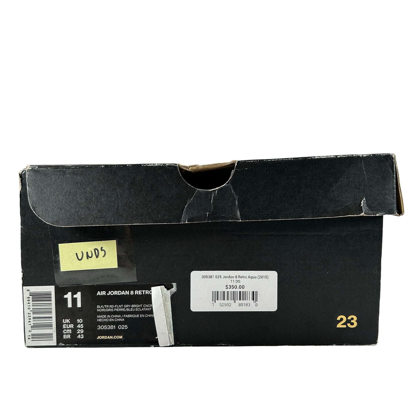 305381 025 Jordan 8 Retro Aqua (2015) [USED] - 11 M (VNDS)