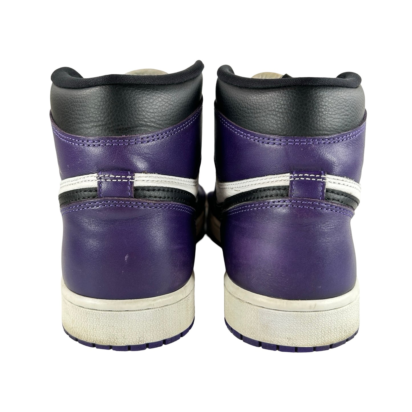 555088 500 Jordan 1 Court Purple [USED] - 9.5 M (Used) (No Box)
