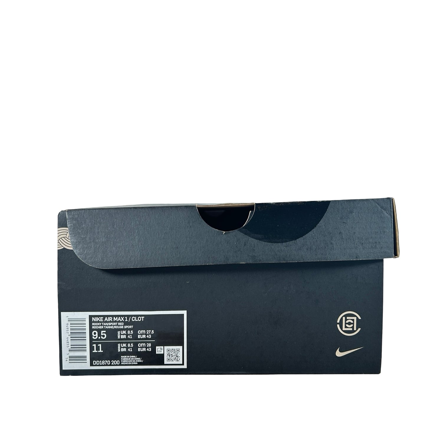 DD1870 200 Nike Air Max 1 CLOT Kiss of Death CHA [USED] - 9.5 M (Used)