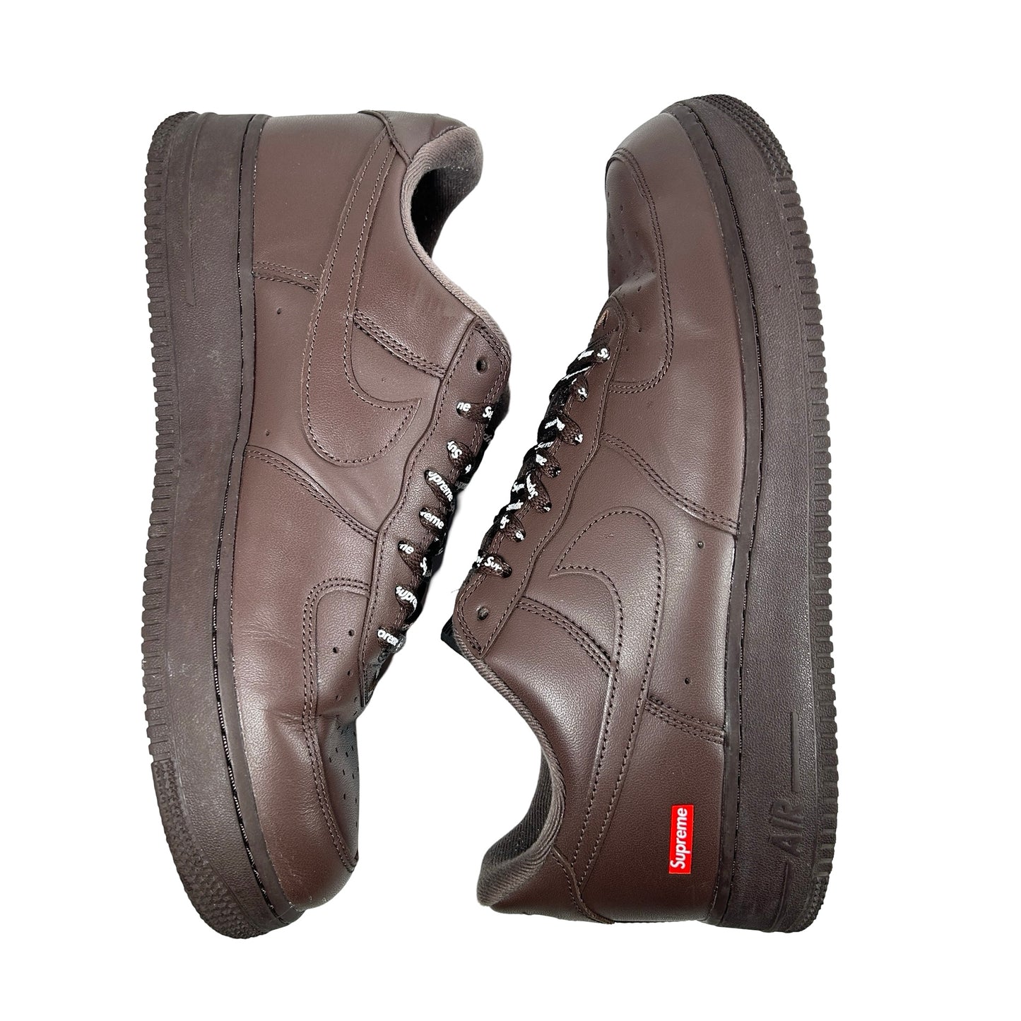 CU9225 200 Nike Air Force 1 Low Supreme Baroque Brown [USED] - 11 M (Used) (No Box)
