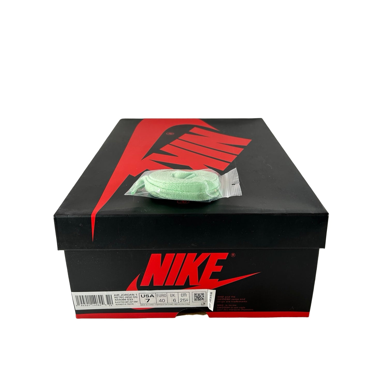 555088 033 Jordan 1 Retro High Light Army Rust Shadow Patina [USED] - 7 M (Used)