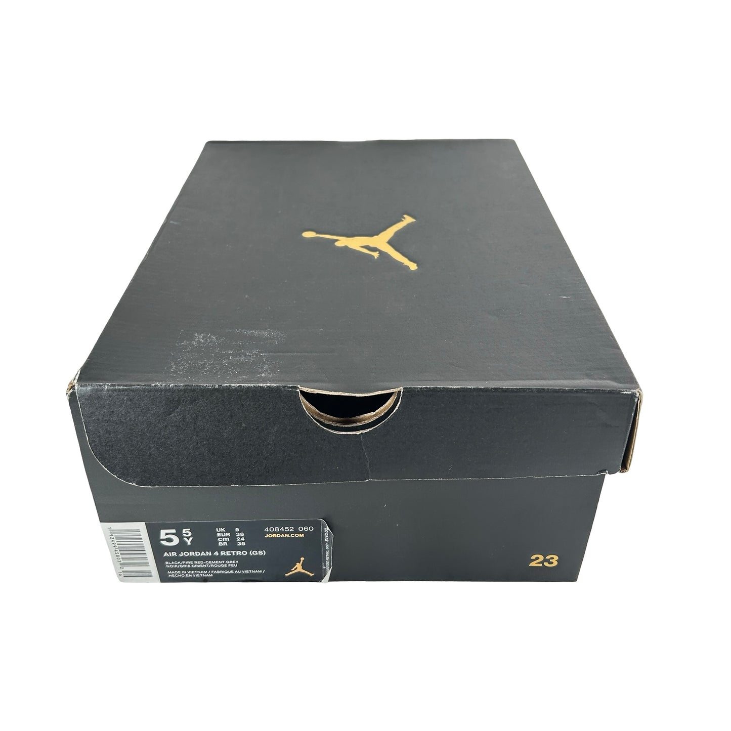 408452 060 Jordan 4 Retro Bred (2019) (GS) [USED] - 5.5 Y (Used)